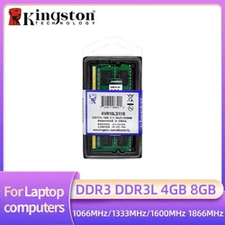 Enhanced Kingston 8GB DDR3L SO-DIMM Notebook Memory, Dual Channel - 4GB DDR3 1600MHZ