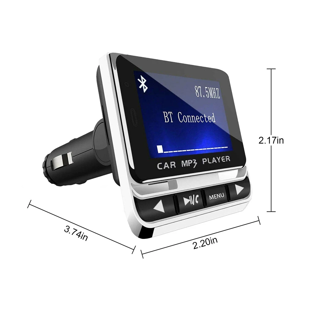 

Car Bluetooth-compatible Audio Mp3 Player Wireless Transmitter Portable Laptop Mobile Phone Adapter with Microphone