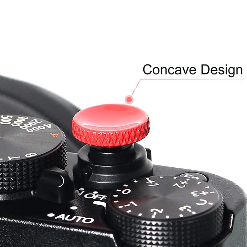 1pcs Durable Triggers Metal Soft Shutter Release Button for Fuji Fujifilm X100V XT4 Q Q2 Camera camera remote shutter button
