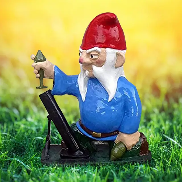 Gyanta Törpék Szoborkert Harci Hadsereg Goblin Dekorációja - Image 2