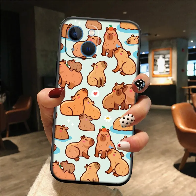 Cartoon Capybara Cute Shell Phone Case