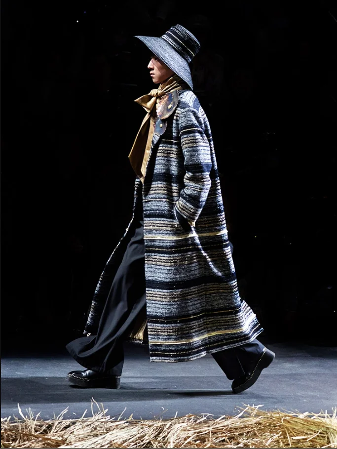 Description Picture 5 of itemJ1260 Fashionable hot men's coat 2023 autumn and winter fashion casual windbreaker coat