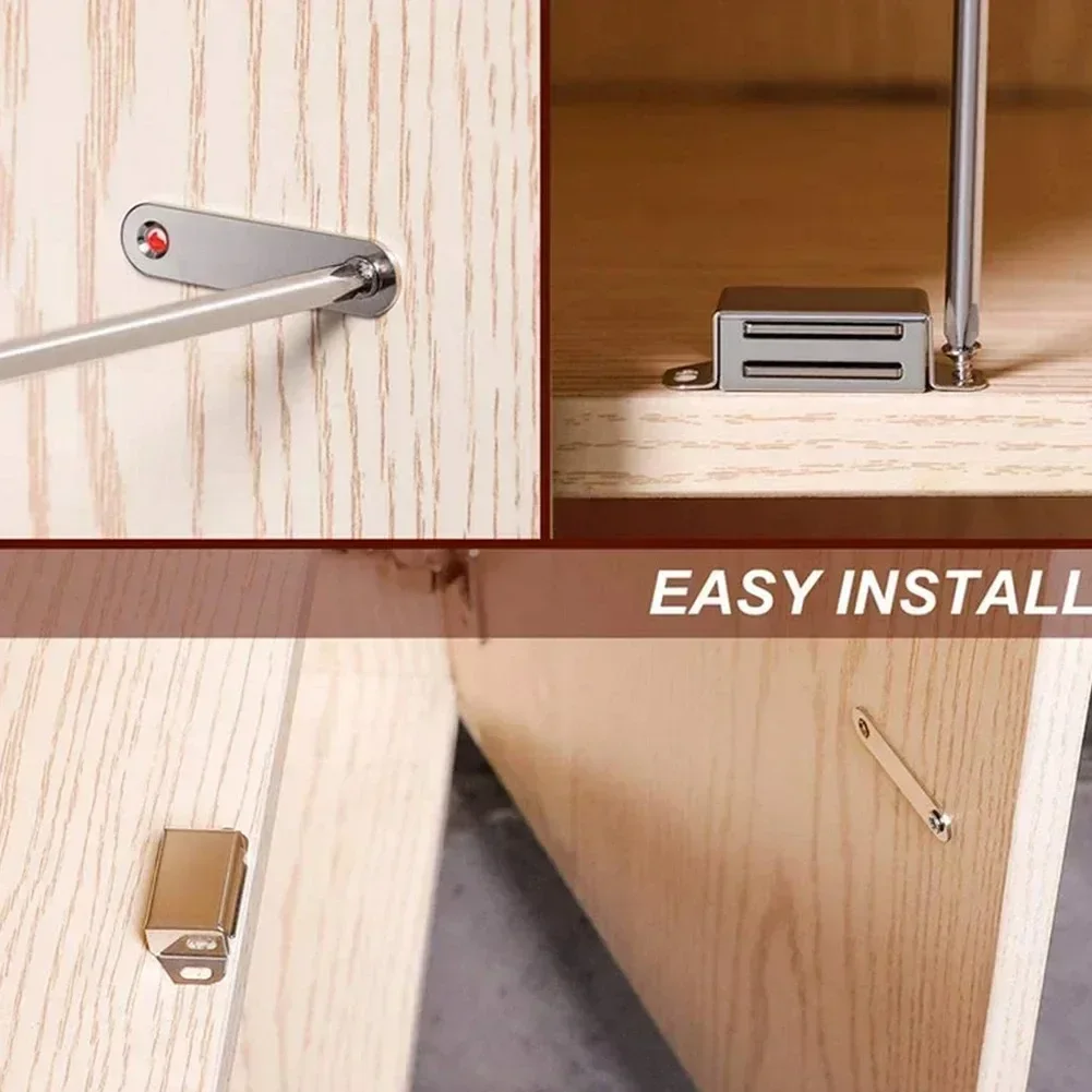 Magnetic Door Catch Latch Set for Cabinets and Furniture