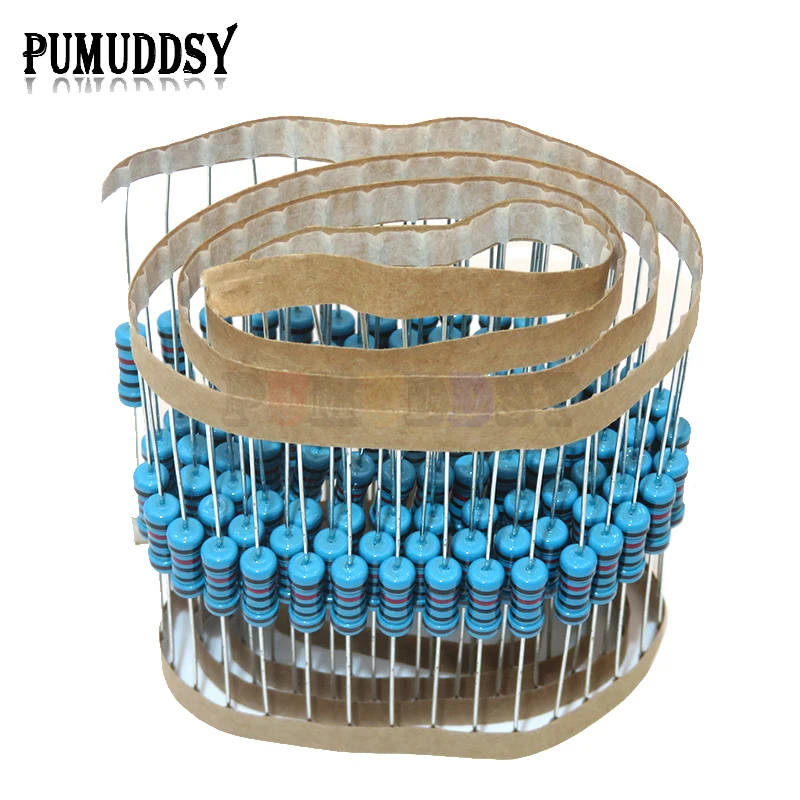 Metal Film Resistor Metal Film Resistors 40PCS 1W Metal film resistor 1% 1R ~ 1M ohm resistance