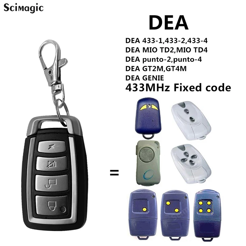 Пульт дистанционного управления для гаражных ворот DEA MIO TD2 TD4 GT2M GT4M Punto-2 Punto-4 433-1 433-2