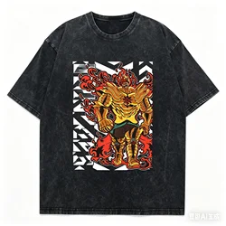 SEVEN DEADLY SINS Graphic Washed T - Shirt - Unisex Softwear, Plus Size, Year - Round Style - XXXL (1)