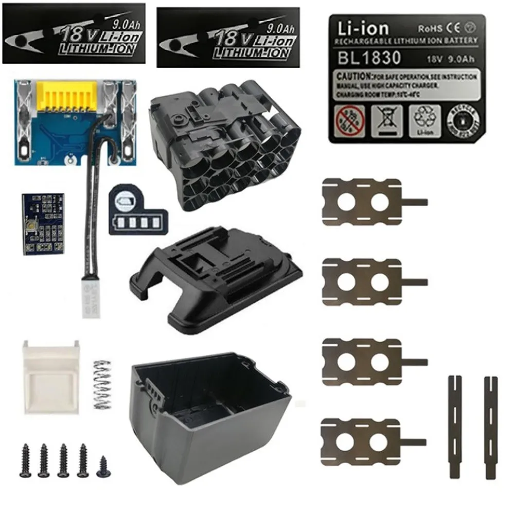 Bl1830 Liion Battery Case Pcb Charging Protection Board Shell Box Suitable For Makita 18v Tools