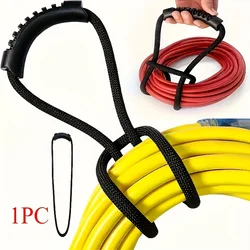 Portable Wire & Cable Organizer with Handle Storage Bag - Ideal (Black)