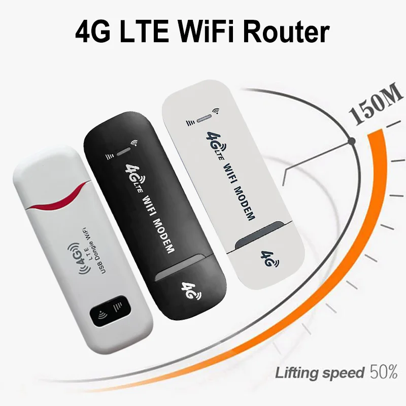 sort roterende Fakultet 4g Lte Usb Modem Dongle 150mbps Unlocked Wifi Wireless Network Adapter 4g  Card Router For Laptops Notebooks Office - Automation Robot - AliExpress