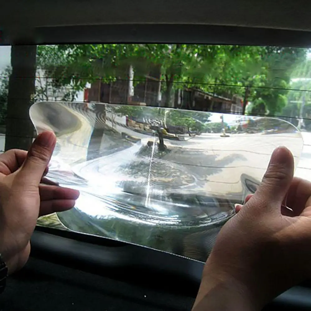 Auto Car Windshield Wide Angle Rear View Parking Reversing Mirror Film Sticker Vehicle Parking Rimless Mirrors