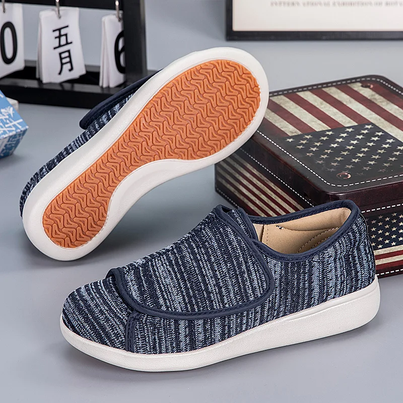 Anti-slip Diabetic Shoes Swollen Feet Men Women Wide Shoes For Special Fat Foot Hallux Valgus Bunion Medical Rehabilitation 3