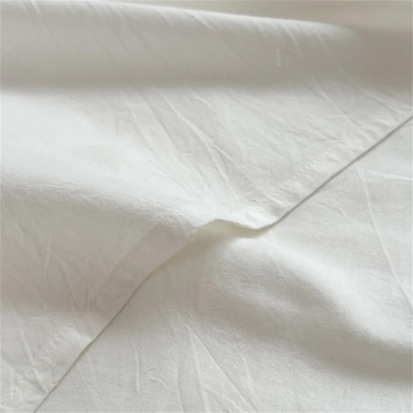 100% Pure Cotton Bedsheet 1pc Flat Sheets Nordic Grid Pattern Bed Sheet Soft Comfort Home Textile Without Pillowcase Multi-Size 3