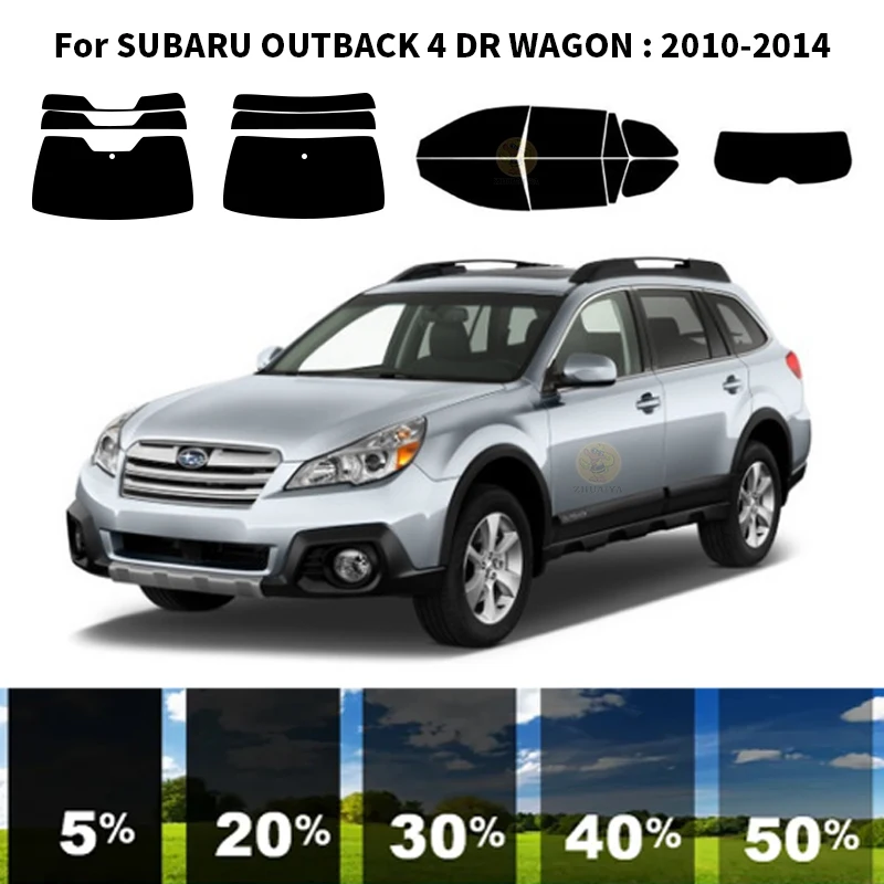 

Precut nanoceramics car UV Window Tint Kit Automotive Window Film For SUBARU OUTBACK 4 DR WAGON 2010-2014