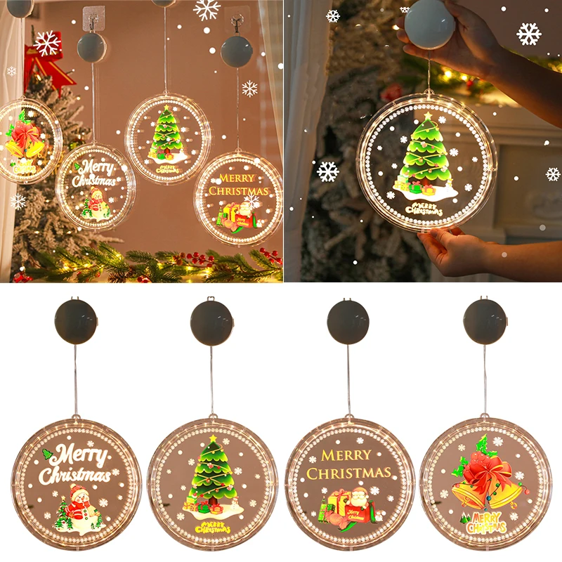 

2024 светодиодный Рождественские сказочные огни на батарейках гирлянда для спальни гостиной ресторана Рождественская атмосфера декоративный подвесной светильник