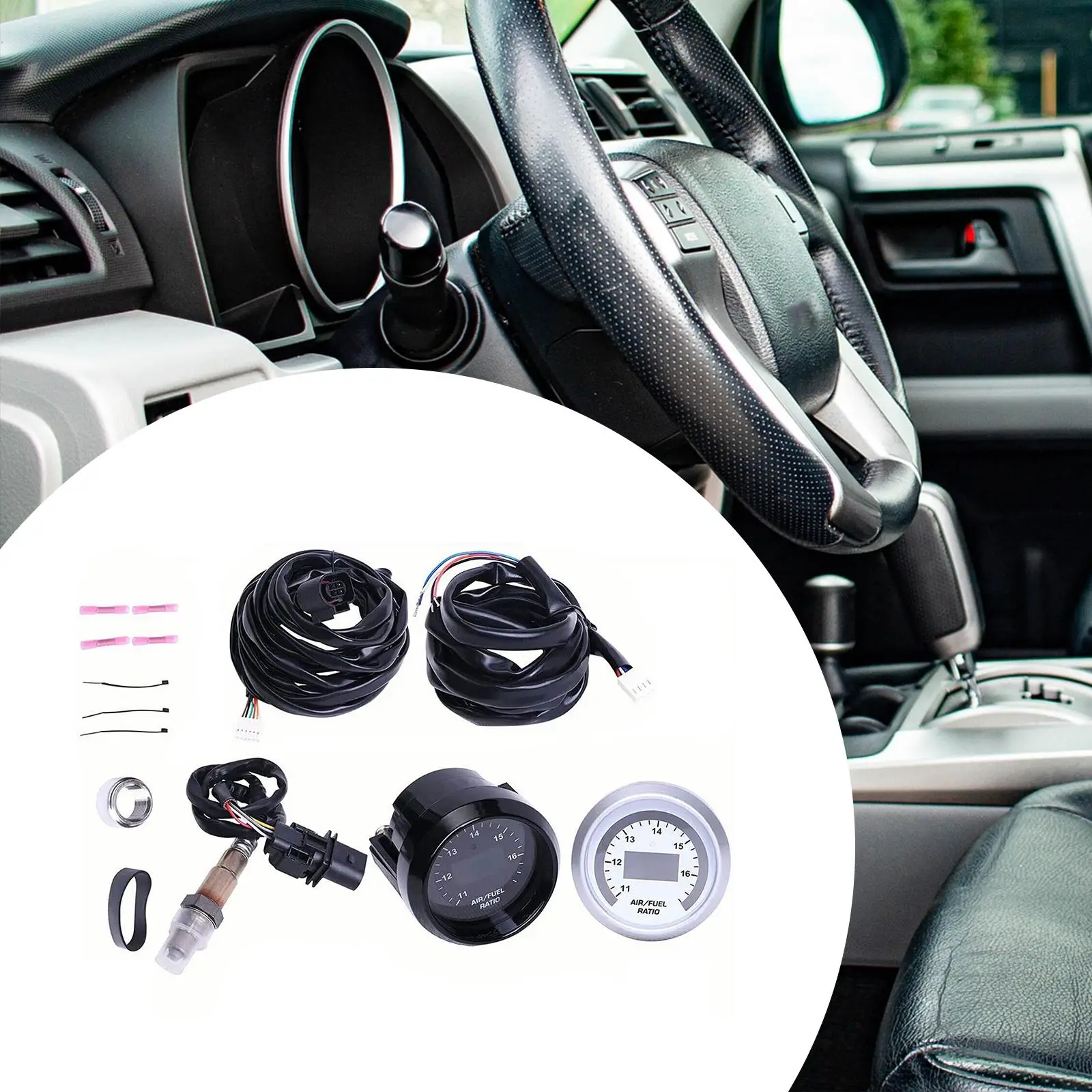 Air Fuel Ratio Gauge Kit Easy Install Assembly with 4.9 Sensor 30-4110