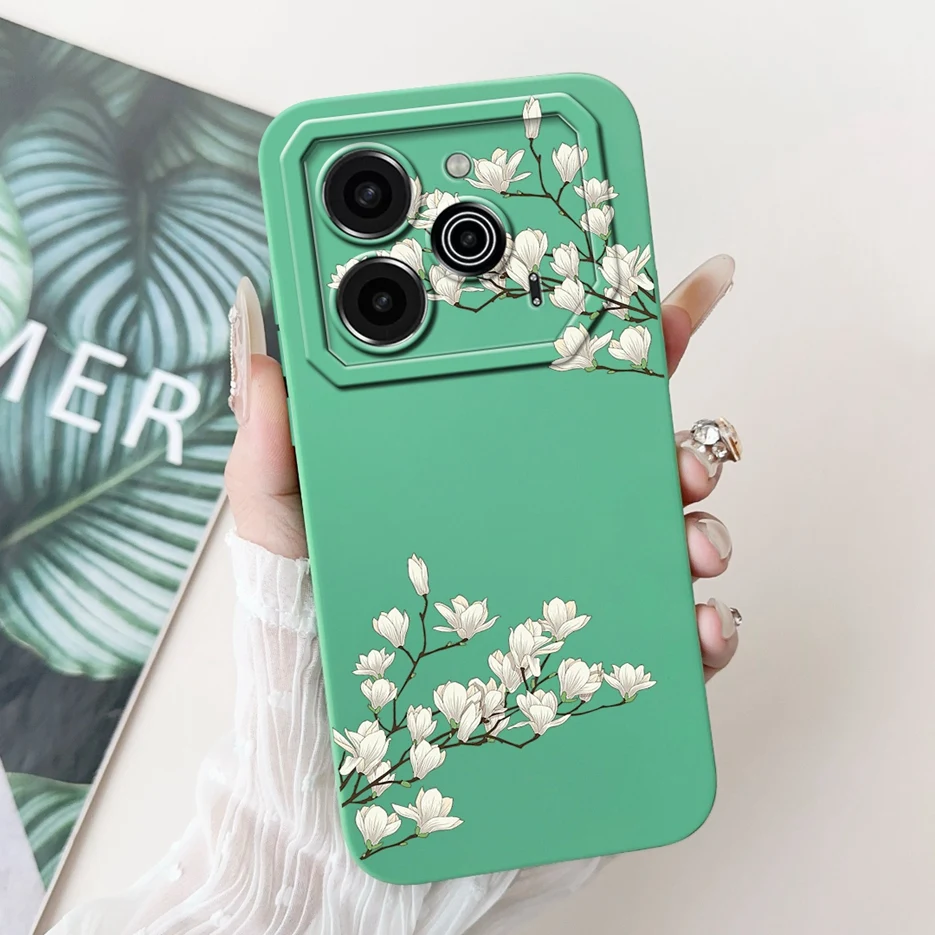 Cute Fashion Painted Soft TPU Phone Case - 6.78'' Cover with Bumper Protection