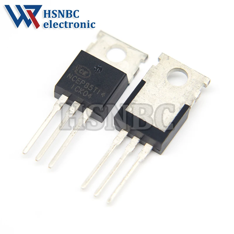 10Pcs/Lot NCEP85T14 85T14 TO-220 140A 85V N-Channel Super Trench Power MOSFET Transistor New Original