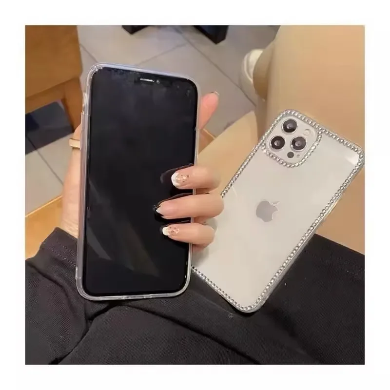 Luxury Glitter Bling Diamond Clear Phone Case - Soft Cover