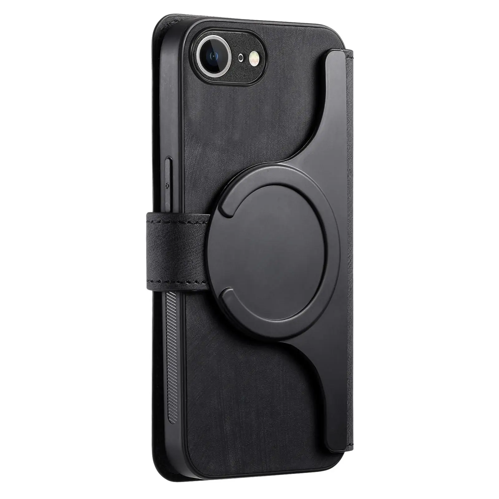 Retro Magnetic MagSafe RFID Anti-Theft PU Leather Phone Case, 6.1''
