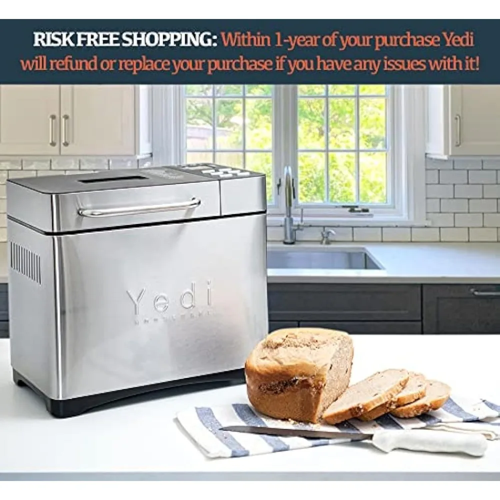 Yedi Total Package 19-in-1 Bread Maker, with Deluxe Accessory Kit 6