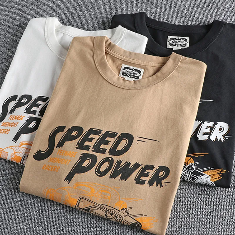 

Футболка мужская летняя Тяжелая с коротким рукавом, 100% хлопок