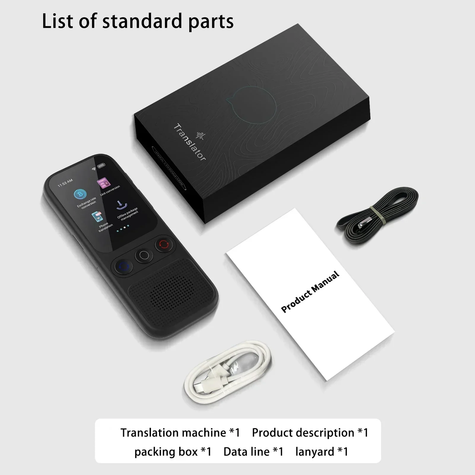 S80 Language AI Translator Voice Translating 17 Offline Interpretation Translation Simultaneous Device with 138 Languages
