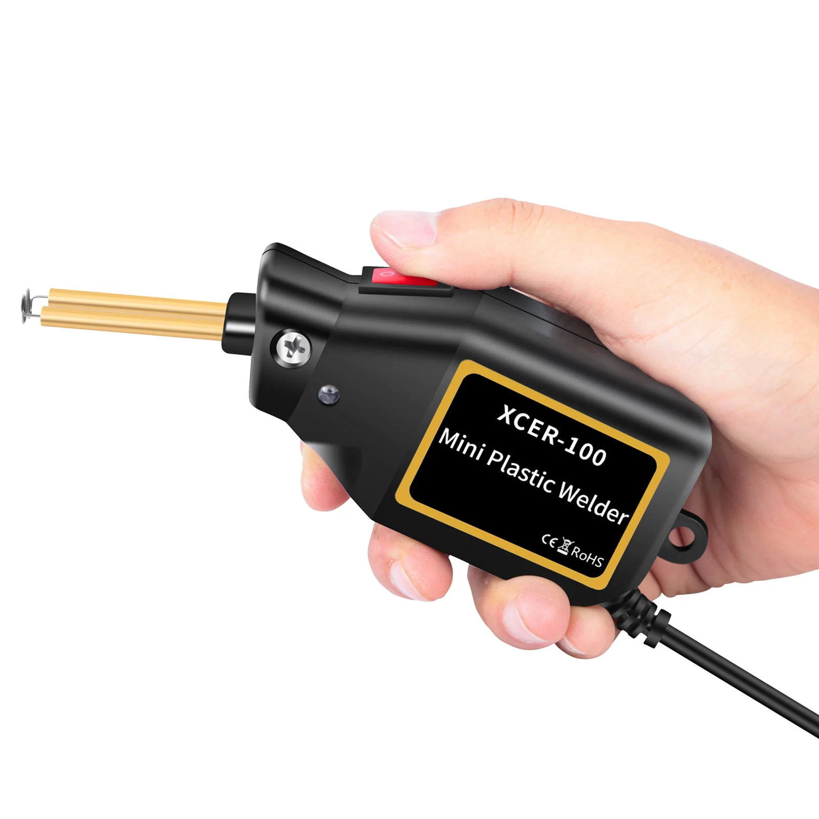 

Plastic Welding Machine 100W Hot Stapler Heat Gun Bumper Soldering Iron Staples PVC Garage Welder Car Bumpers Repairing Tool