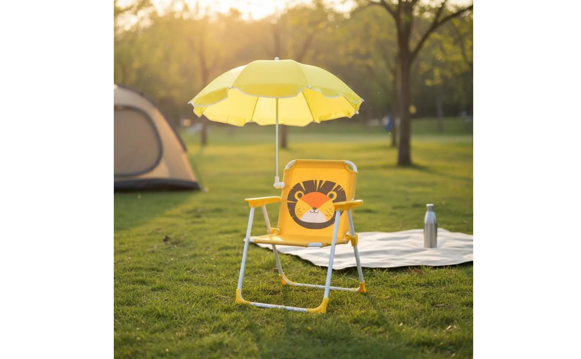 Children's Portable Chair with Sun Shade Foldable Kids Beach Chair with Umbrella Lightweight Sturdy Metal Frame for Patio Children's Portable Chair with Sun Shade Foldable Kids Beach Chair with Umbrella Lightweight Sturdy Metal Frame for Patio
