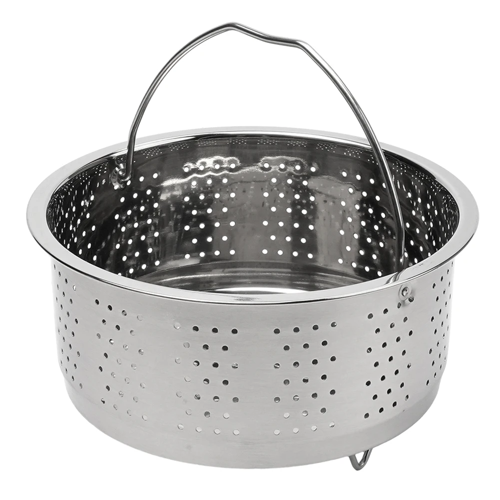 Steamer Basket Stainless Steel Kitchen Steamer Insert Pot Pressure Cooker Anti-scald Fruit Cleaning