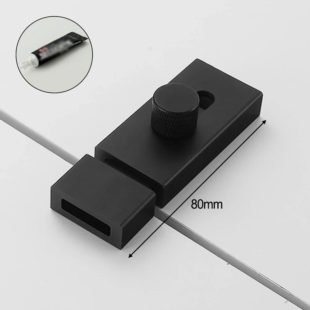 Door Bolt Punch-free Bolt Door Latch No Hole Punch Buckle Ecurity Lock Thickened Room Latch Anti-Barn