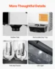 VEVOR Commercial Slushy Machine, 12Lx2 Double Tank Frozen Drink Machine, Stainless Steel Margarita Smoothie Frozen Drink Maker 6