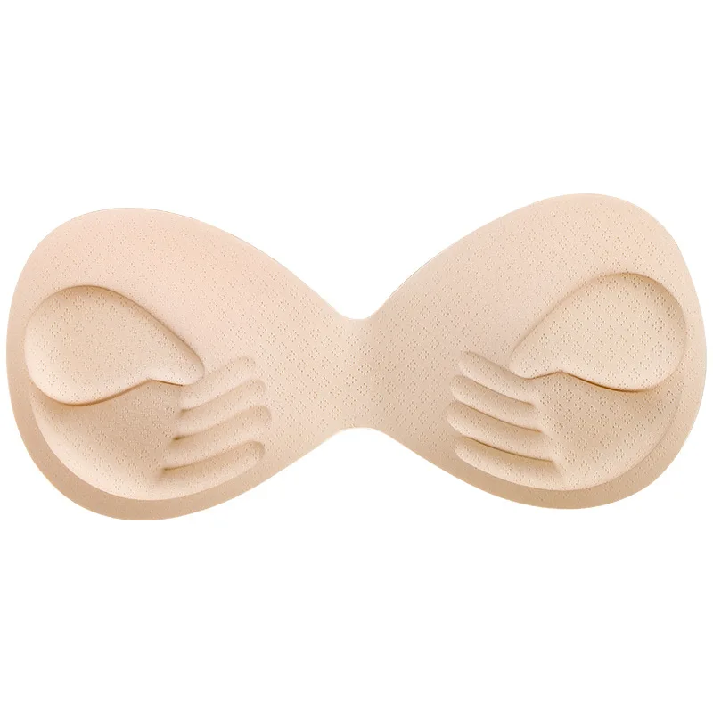 Bra Inserts Chest Pad Soft Bra Enhancer Push Up Chest Padded Bikini Padded  Body-fitted Foam Sponge Swimsuit Padding
