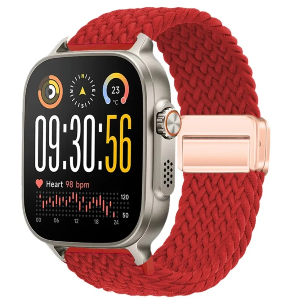 Braided Magnetic Wristband Strap for Smartwatches - Universal 22mm Strap Accessory