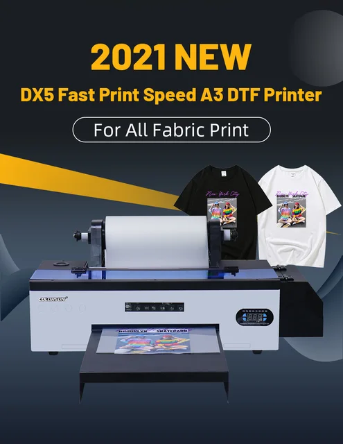  Impresora A3 DTF y DTG, impresora multifunción, impresora plana  automática para camisetas, sudaderas con capucha, pantalones, sombreros,  zapatos, etc. : Arte y Manualidades