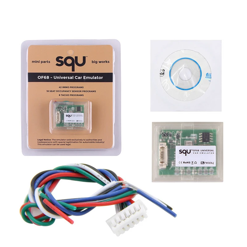 

SQU OF80 Universal Car Emulator Supports IMMO For Seat Occupancy Sensor Tacho Programmer
