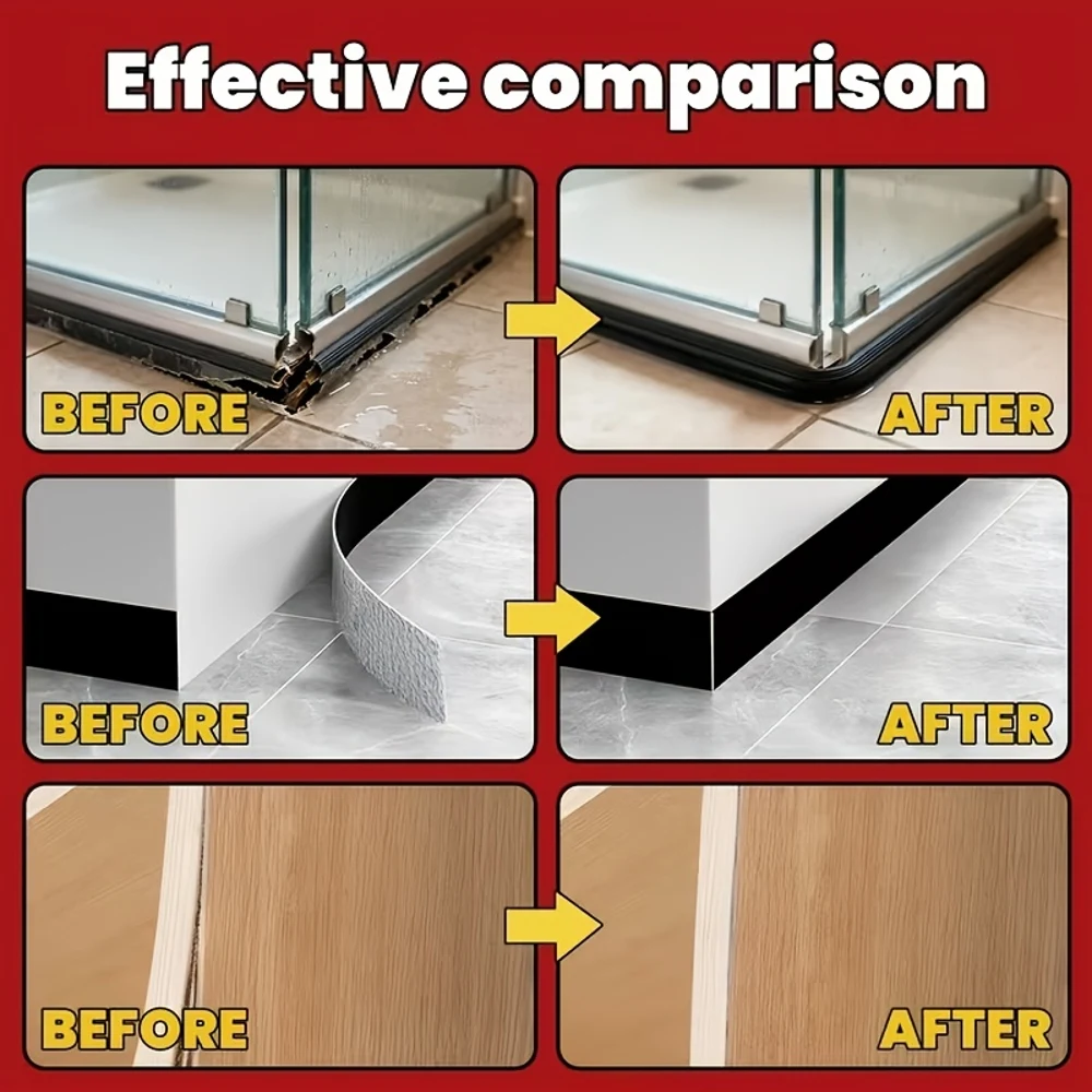 A Powerful Adhesive That Doesn't Require Nails, Suitable for Baseboards, Featuring High-Viscosity Transparent Soft Glue, Ideal F - 6