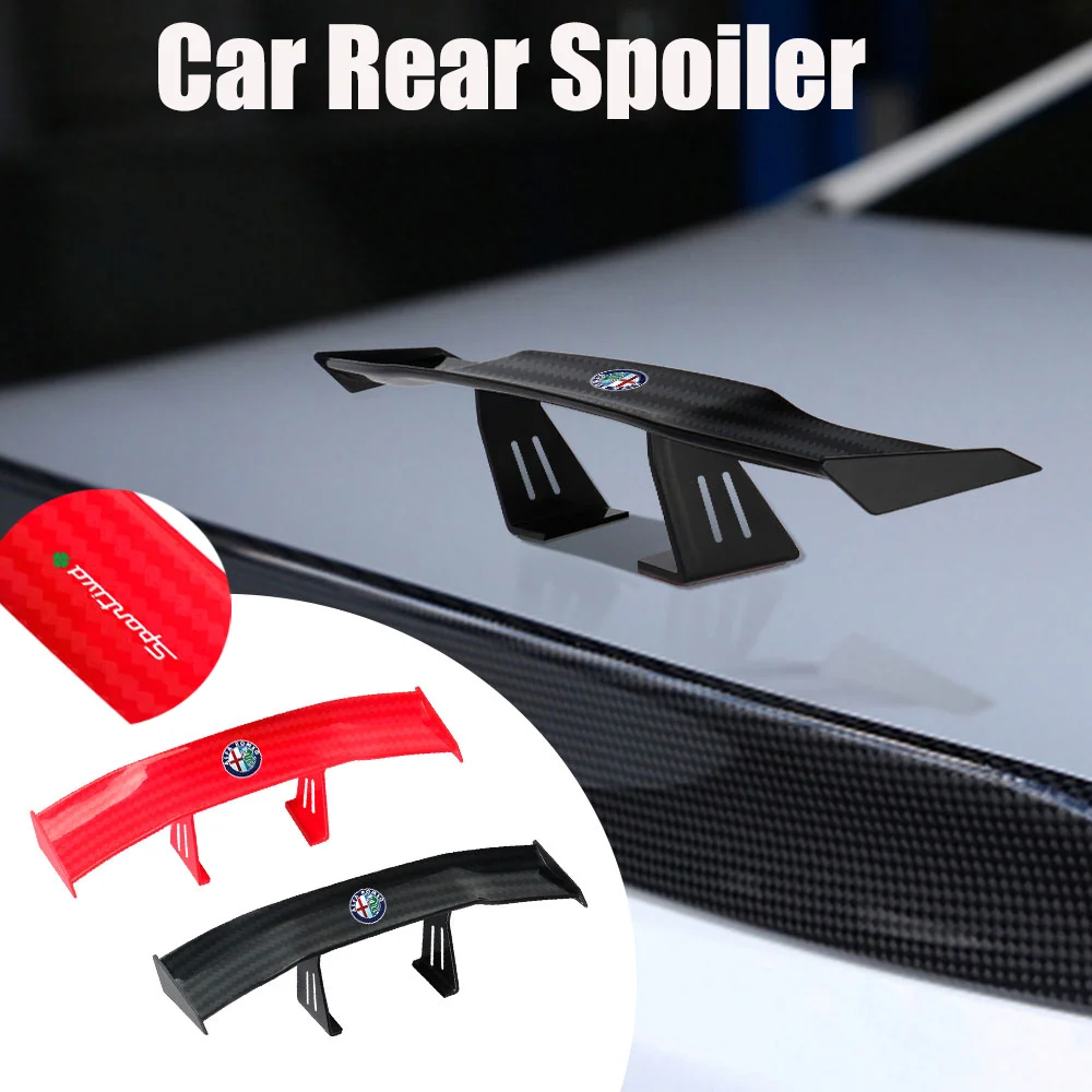 Per Alfa Romeo Sportiva Giulia Giulietta 159 156 147 Mito Spoiler Posteriore Per Auto Mini Abs Wings Piccolo Modello Decorazione Accessori Per Auto