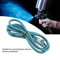 Nylon Braided Airbrush Hose With Standard 1/8male - 1/4female (6FT) Size Fitting On One End Airbrush Spray Pen Accessories 2