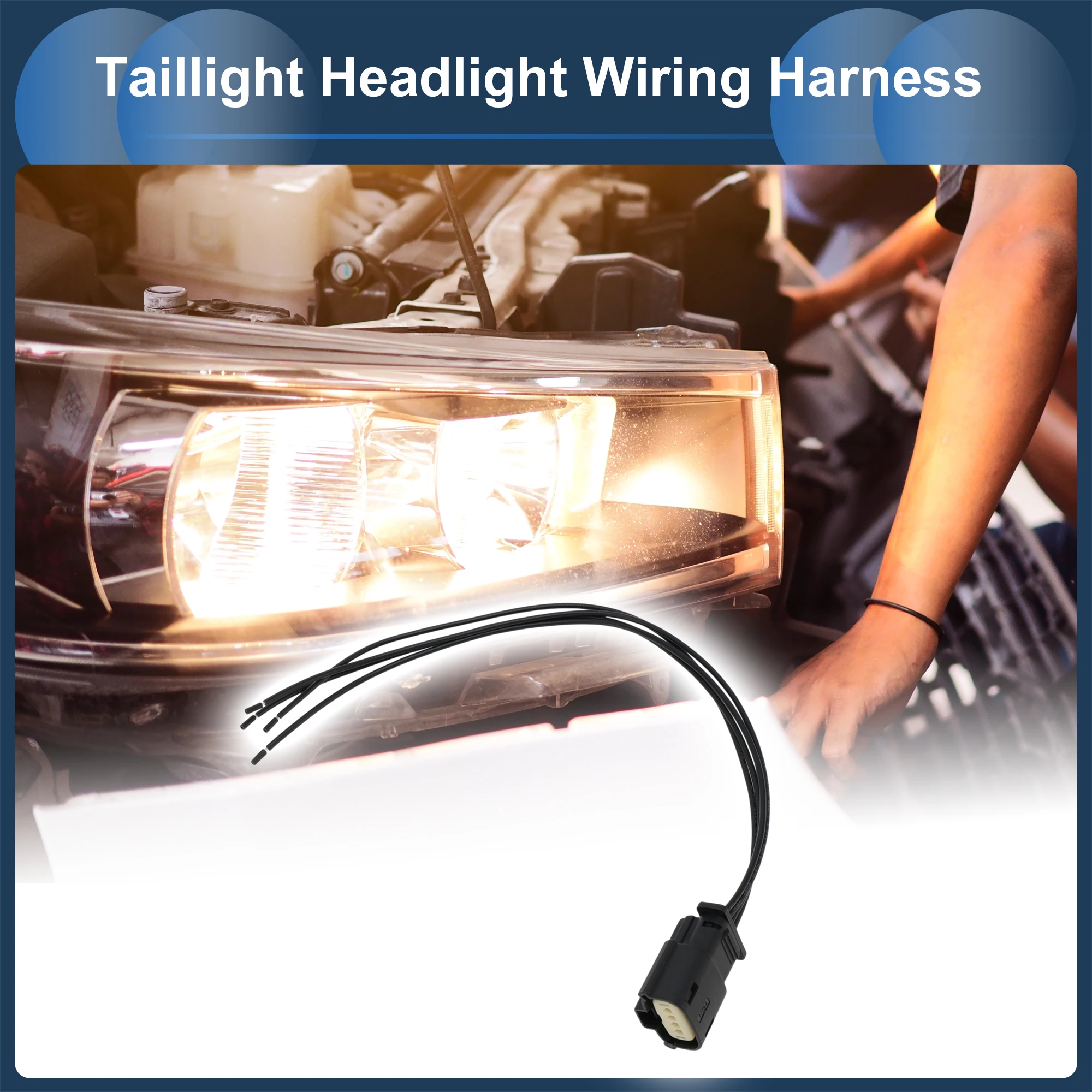 Opel for Astra K MK7 15-22 테일라이트 램프 와이어 하네스 30cm 2개용 UXCELL 헤드라이트 배선 하네스 어셈블리