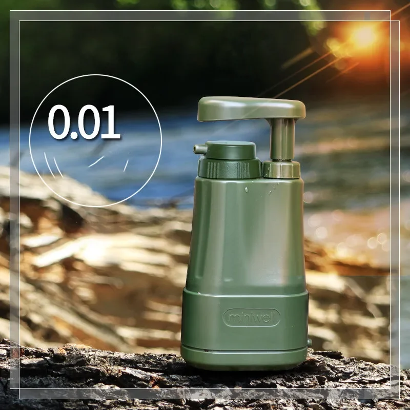 

Outdoor Water Purifier Warfighter Portable Emergency Filter Wilderness Camping Equipment Choice For Outdoors Evolution 0.01