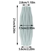 1pc Flower Vase Decoration Home Plastic Vase White Imitation Ceramic Flower Pot 6