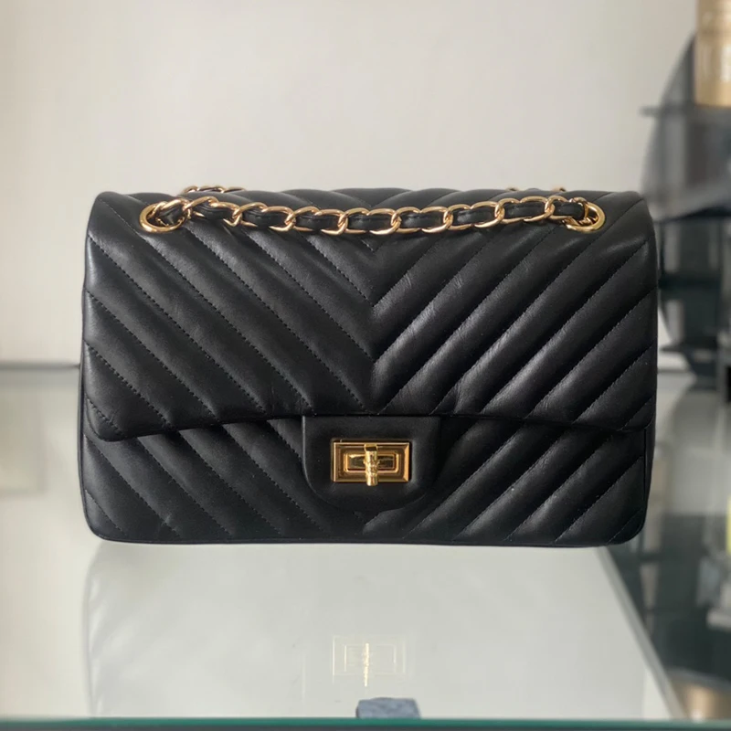 

2023 Lattice 100%genuine Leather Women's Handbags Famous Brand Designer Shoulder Large Bags Female Big Square Handba