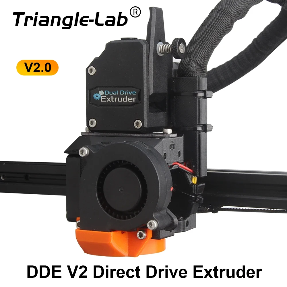 Trianglelab DDE V2 Direktantrieb-Extruder-Upgrade-Plan für Creality Ender-3 CR10 Serie 3D-Drucker, kompatibel mit TD6 HOTEND