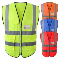Unisex Reflective Safety Vest for Night Work and Cycling