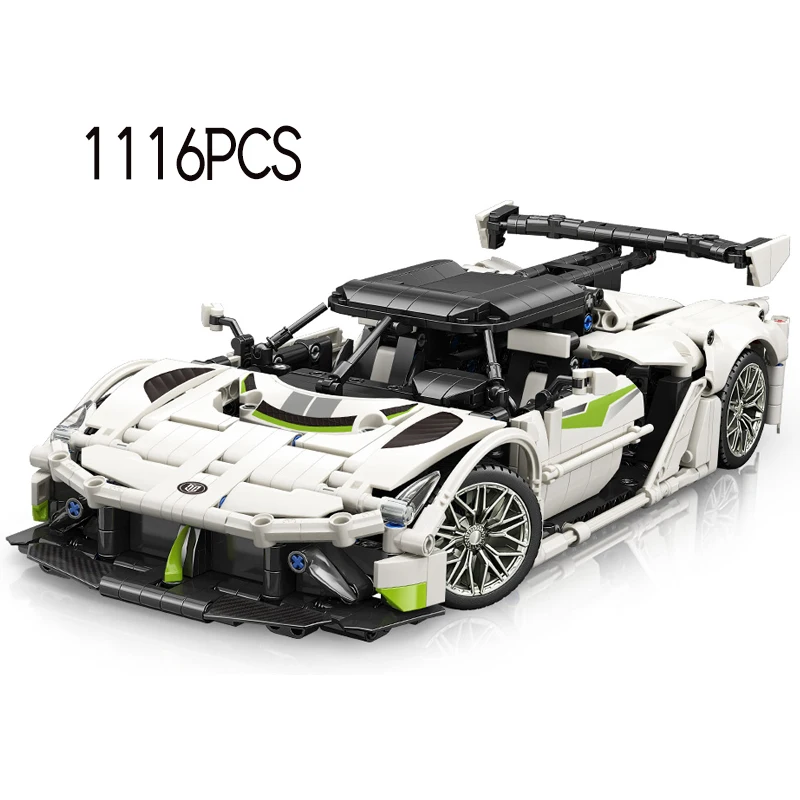 

Famous Super White Technical Racing Car Budiling Block City Expert Speed Racer Vehicle Bricks Assembly Sets Toys Kids Boys Gifts
