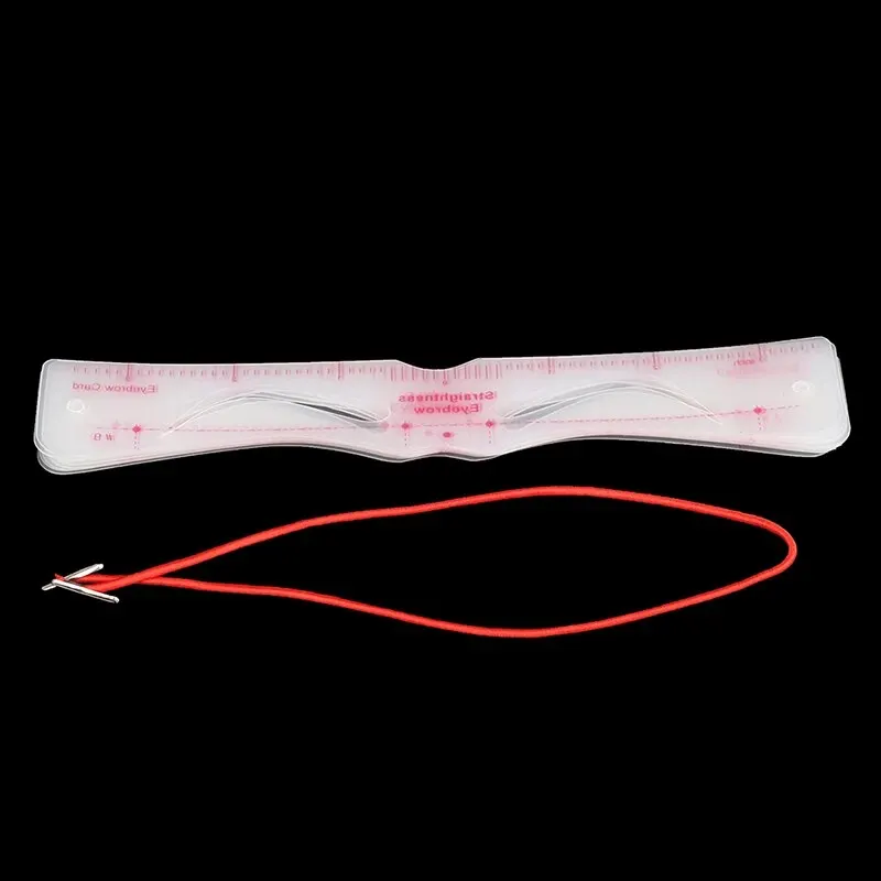 Eyebrow stencil tool 12pcs One-piece Eyebrow Card in English and Chinese European and American Eyebrow Style Paste