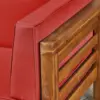 Outdoor Sectional Sofa Set -Seater - Acacia Wood - Outdoor Cushions 5