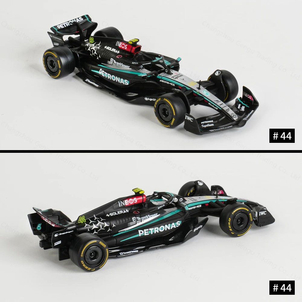 Bburago 1:43 Mercedes 2024 AMG W15 E Performance Static Simulation Diecast Alloy Model F1 Racing Formula Car Toys 5
