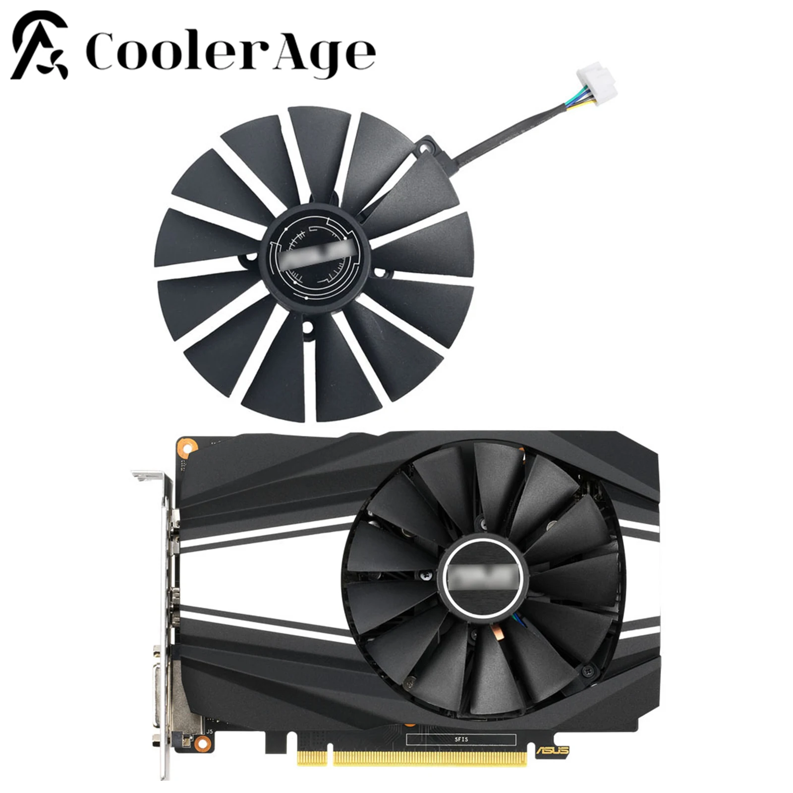 Sostituzione Ventola Di Raffreddamento 95Mm Per Asus Phoenix Geforce Gtx 1650 1660 Ti Super Rtx 2060 Raffreddamento Scheda Video Grafica