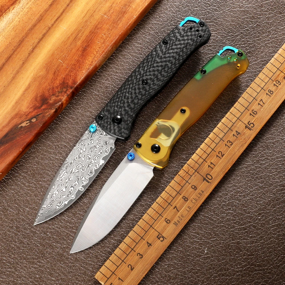 

BM535 Folding Knife Vg 10 Damascus Titanium Carbon Fiber Pocket Sharp Survival Kitchen Camping Hunting Outdoor EDC Tools